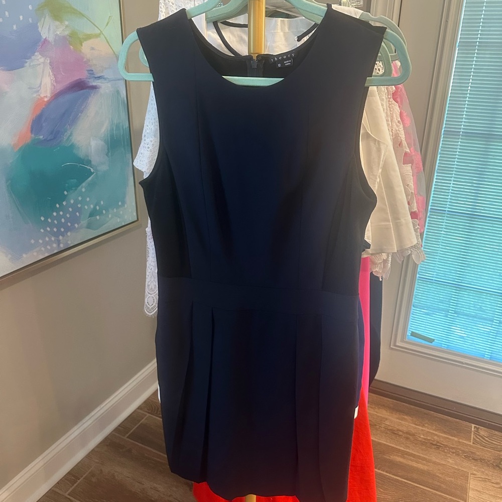 Theory-Navy Blue Chic Dress